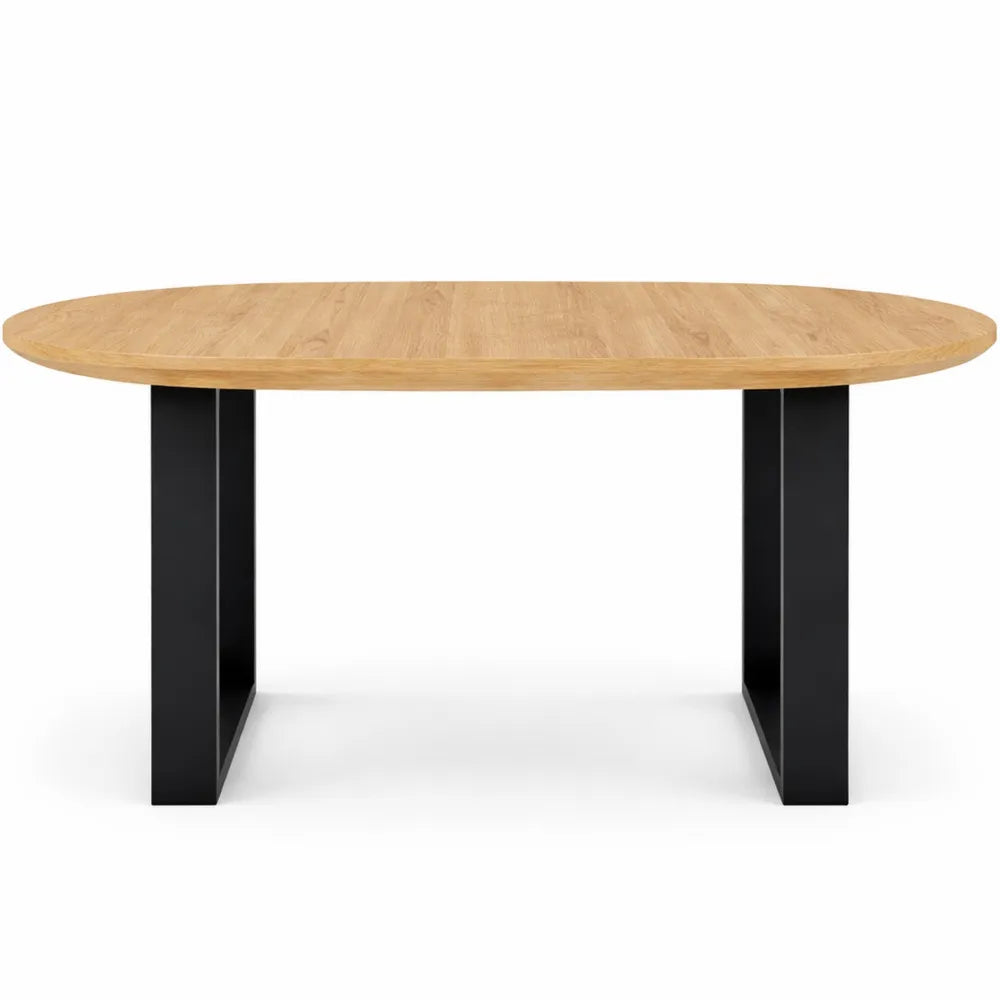 Grande table à manger extensible ronde pour 4 à 6 personnes